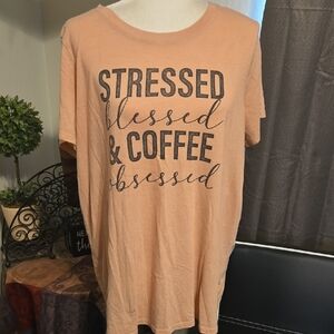 Torrid Peach Slim Fit Tee